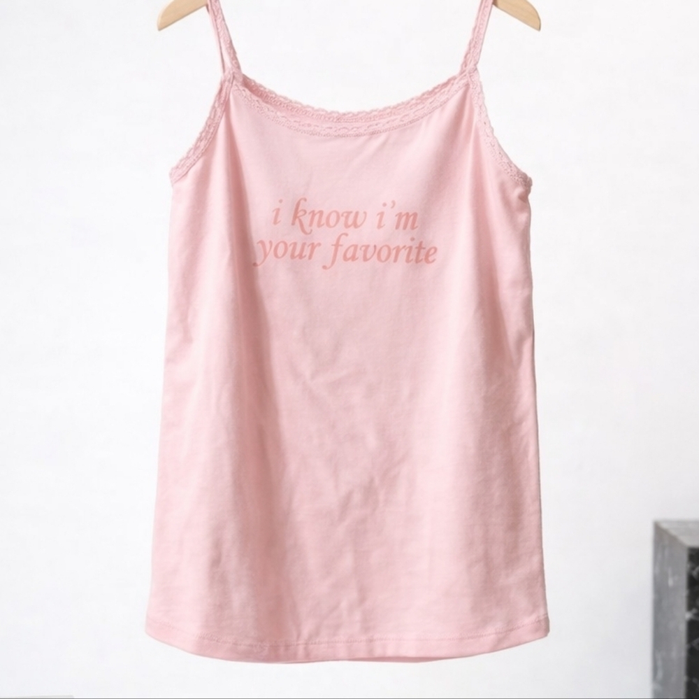 PS / LA I Know I'm Your Favorite Tank Top Size Large